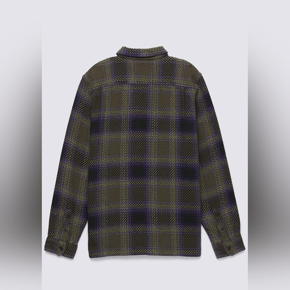 NWOT Vans Men's [L] Saviano Woven Long Sleeve - Picture 4 of 4